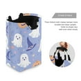 thumbnail image 3 of Yayeee Freestanding Laundry Hamper with Handle Collapsible Large Storage Basket for Clothes, Blue Halloween, 3 of 7