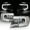 Chrome, variant on AKKON - For 1999-04 Jeep Grand Cherokee Full LED Daytime Running Lamp Bar Projector Headlights Black Housing Clear Lens Set