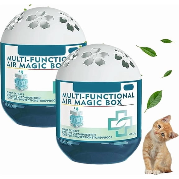 Hagloyecr Indoor Air Purification Dust Removal Magic Box, Multi-functional Air Magic Box Cleaner Fragrance, Long-Lasting Air Freherner, for Continuously Purifying the Air B