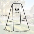 thumbnail image 3 of Outsunny Hanging Hammock Stand for Porch Swing Chair (Only Construction), 3 of 10