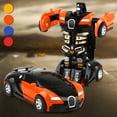 thumbnail image 2 of Rescue Bots Deformation Transformer Car One-Step Car Robot Vehicle Model Action Figures Toy Transform Car for Kids, 2 of 6