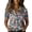 Light Ashy, variant on Women's Retro Shirt Women's Satin Printed Short Sleeved Shirt Vacation Style Shirt