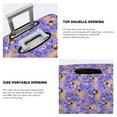 thumbnail image 5 of Bixox Washable Pugs and Flowers Printed Luggage Cover, Fashion Suitcase Protector Fits for Large luggage, 5 of 8
