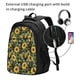 thumbnail image 2 of Easygdp Sunflowers Mochila para Laptop de Viaje con Puerto USB, Mochila para Laptop con Puerto de Carga USB para Mujeres y Hombres, 2 of 7