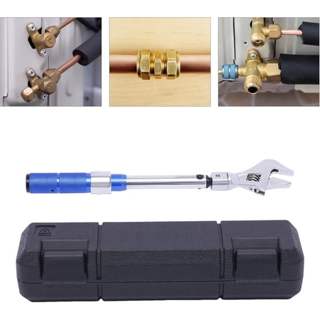 5-25Nm Adjustable Torque Wrench, Click Type Repair Hand Tool for Car Pipe HVAC Maintenance