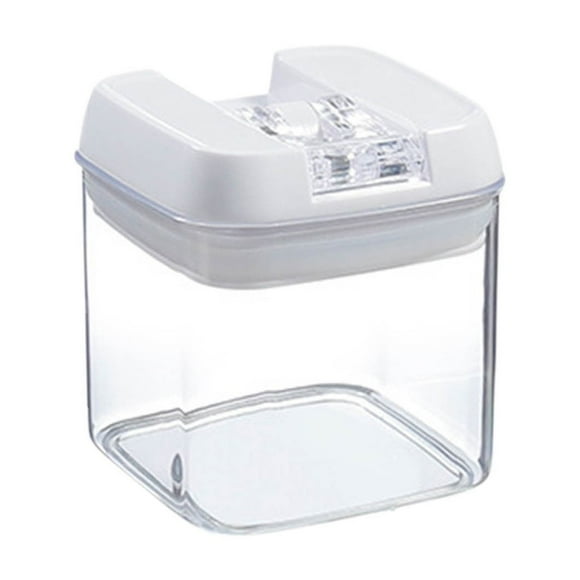 Recipiente para almacenar alimentos (1 unidad) tarro de cocina hermético con tapa de cierre y junta de goma para mantener la frescura ideal para organizar la despensa y almacenar