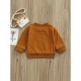 thumbnail image 4 of xiaxaixu Pull Bébé Chaud à Manches Longues Col Rond Lettre Pull Design Imprimé, 4 of 8