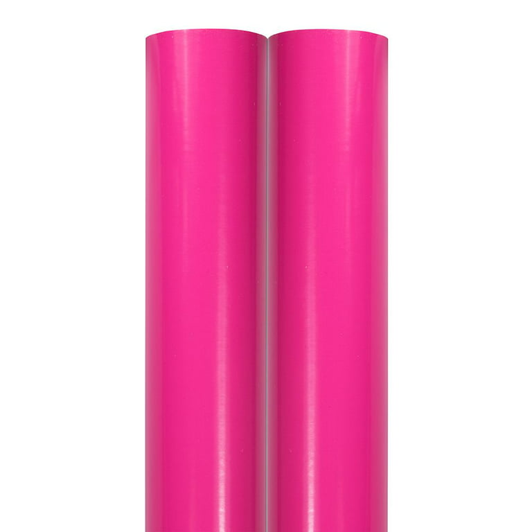 Jam Paper Fuchsia Glossy Gift Wrapping Paper Roll - 2 Packs Of 25