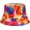 M345-1, variant on Graffiti Bob Cap Hip Hop Bucket Hat Foldable Double-Sided Fishing Hat Tie Dye Gorros Men Women Beach Sun Fisherman Hat