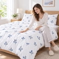 thumbnail image 6 of Disposable Bed Sheets for Hotel, King Size Travel Disposable Bedding Set,Disposable Comforter Cover, Portable for Travel,Contains 1bed Sheet 1quilt Cover and 2pillowcases, 6 of 6