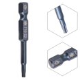 thumbnail image 6 of 1Pc 50Mm Length Torx Screwdriver Bit 1/4\" Hex Shank Hole Security Torx Bits Magnetic Torx Screwdriver T5-40 Electric Screwdriver T10 Smile Home, 6 of 9