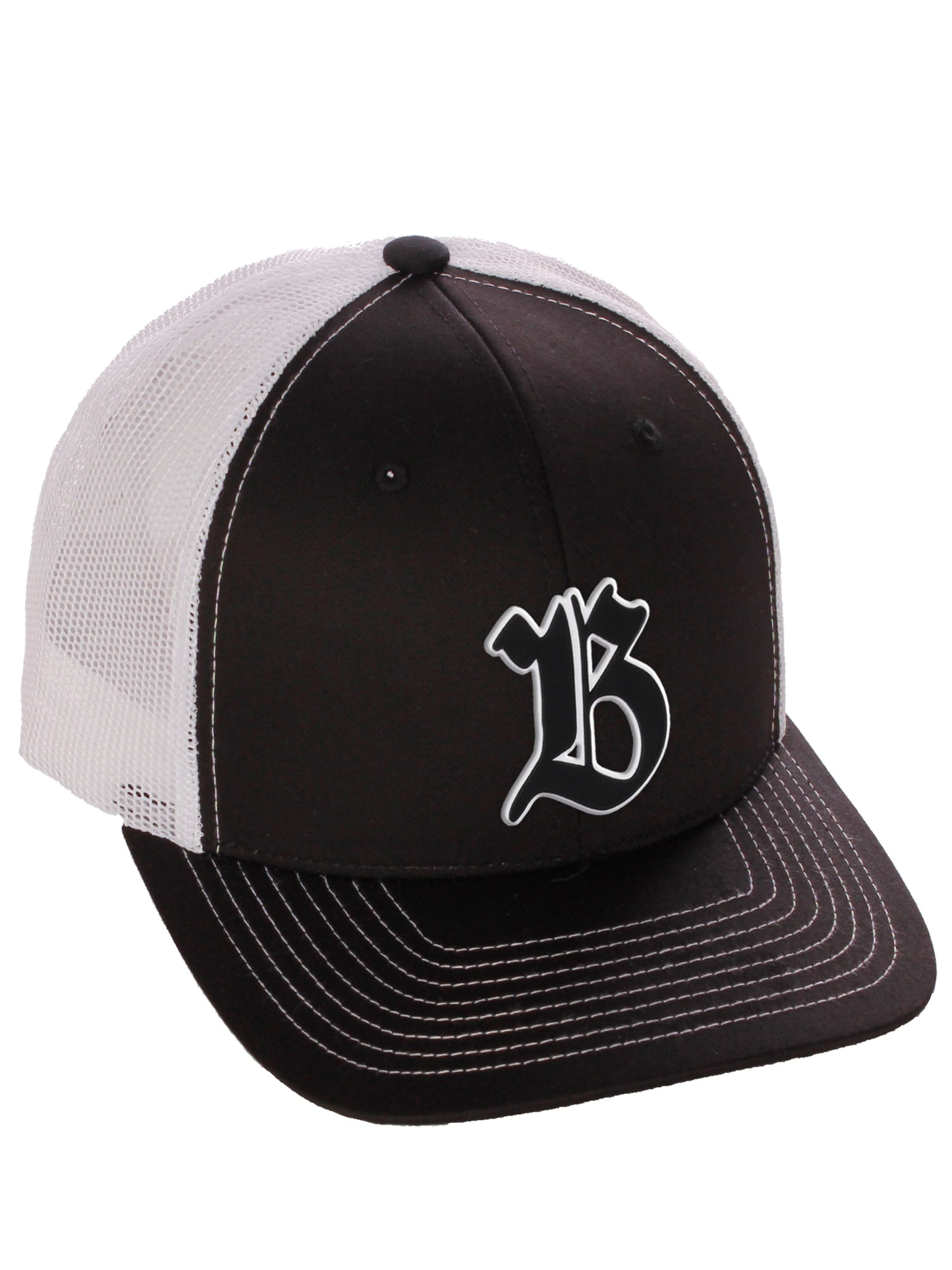 Daxton Classsic Baseball Trucker Hat Old English A to Z Letters Numbers ...