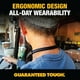 thumbnail image 4 of Auriculares Bluetooth DEWALT con banda para el cuello, 2 en 1, con altavoz, color negro, 4 of 9