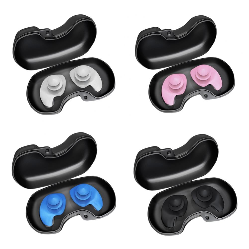 Swimming Ear Plugs for Adult Kids 1Pair Waterproof Reusable Silicone