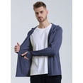 thumbnail image 5 of TRYSIL Men's UPF 50+ Sun Protection Hoodie Jacket Athletic Lightweight Full-Zip Long Sleeve Fishing Workout, 5 of 9