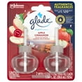 Glade PlugIns Refill 2 ct, Apple Cinnamon, 1.34 FL. oz. Total, Scented