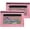 Pink, variant on Binder Pencil Storage Bags for 3 Ring Binder, 2 Pack 3 Ring Binder Pencil Pouches Double Zipper Pencil Case Cosmetic Bag