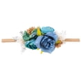 thumbnail image 2 of Cintas Para El Pelo De Bebé, Diademas De Nailon Con Flores Para Niña Pequeña, Corona De Flores Artificiales, Diademas Para Bebé, Envoltura Para La Cabeza De Fotografía Para Niñas Recién Nacidas seitruly BA001512-02, 2 of 6