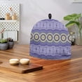 thumbnail image 2 of HELLHERO Teapot Cover Portable Polyester Canvas Warming & Insulating Dust Proof for Gift, Geometric Folk Pattern, 2 of 5