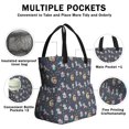 thumbnail image 3 of Star Fairy Princess Pattern Drawstring Lunch Bag Women - Drawstring Lunch Bag Insulated for Work Office - Stain-Resistant Large Lunchbags for Women with Multi-Pockets, 3 of 6