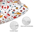 thumbnail image 3 of Balery Canada Day Funda de Cojín Estampada, Regalos para Mujeres, Regalos de Amor para Ella, Regalos para Novia o Esposa, Funda de Almohada-16"x24", 3 of 6