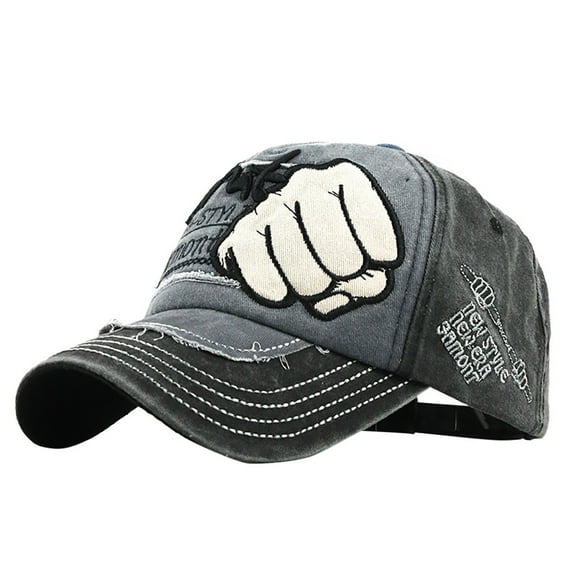 Skpblutn Sun Hat Unisex Outdoor High Cotton Unisex Quality Embroidered Baseball Baseball Caps Black