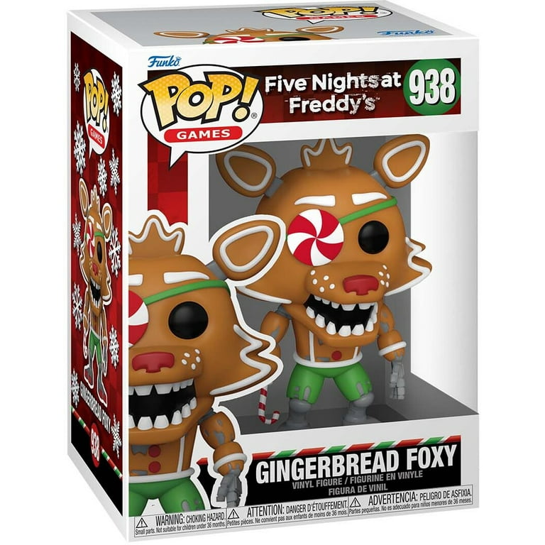 Funko POP! FNAF Toy - Gingerbread Foxy Vinyl Figure #938 from Five