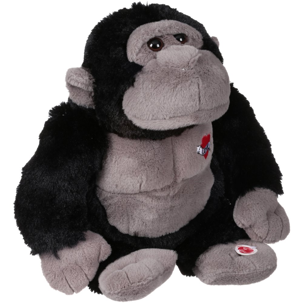 Da Ya Think I'm Sexy Singing Chest Flexing Gorilla Stuffed Animal with