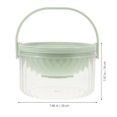 thumbnail image 2 of HAOANPlastic Salad Storage Container With Lid For Fridge Reusable Salad Prep Container Travel Salad Container For Lunch Food Organizer Container, 2 of 8