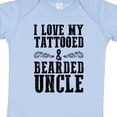 thumbnail image 4 of Inktastic I Love My Tattooed & Bearded Uncle Boys or Girls Baby Bodysuit, 4 of 5