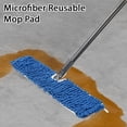 thumbnail image 4 of Blue Floor Mop with Microfiber Material for Multiple Floor Types, Featuring Lock Edge Design, High Water Absorption and Quick Drying, 4 of 9