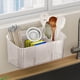 thumbnail image 1 of Estante organizador de baño montado en la pared | Caja colgante de plástico transparente | Almacenamiento para cepillo de dientes, artículos de tocador, cosméticos | 24x11x10,6cm | Blanco, Gris,, 1 of 6
