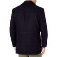 thumbnail image 2 of LONDON FOG Men's Car Coats Classic Fit Overcoats for Men Wool Blend Top Coats for Men with Scarf, 2 of 2