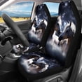 thumbnail image 3 of Pzuqiu Car Seat Covers Full Set Easy to Install, Compatible with Car Seats SUV Seats, Front and Rear Seat Cover Set Fit for Truck Cars Breathable, Horse Galaxy, 3 of 10
