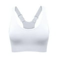 thumbnail image 2 of Sports Bras for Women High Support, Adjustable Straps High Impact Molded Cup Sports Bra with Sewn in Pads White 32, 2 of 5