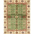 thumbnail image 1 of Ahgly Company Indoor Rectangle Abstract Brown Gold Oriental Area Rugs, 6' x 9', 1 of 6
