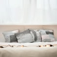 thumbnail image 6 of Ambesonne Throw Pillow Cover 4 Pack, , 20", Pale Rose and Grey, 6 of 7