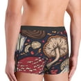 thumbnail image 4 of Kdxio Men's Boxer Briefs with Forest Wild Mushroom Print - Comfortable and Breathable Underwear for Everyday Wear, 4 of 7