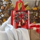 thumbnail image 4 of Adornos navideños, adornos navideños, regalos navideños. Bolso de mano negro navideño, bolsa de compras no tejida, regalo navideño, bolsa de embalaje para regalo. Bolsos no tejidos., 4 of 6