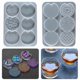 thumbnail image 1 of Molde de posavasos de silicona, moldes de posavasos pequeños de seis rejillas for manualidades de resina DIY, 1 of 4