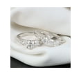 1-3/8 Carat T.W. Diamond Three-Stone 14kt White Gold Engagement Ring Set - image 4 of 8