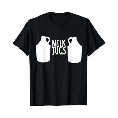 Breastfeeding Shirt Milk Jugs Support Tee Maternity T-Shirt