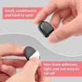 thumbnail image 3 of 3cm 10pcs Black Self Adhesive Car Hooks Mini Self Adhesive Car Hooks Multifunctional Mini Car Dashboard Hook for Keys USB Cable, 3 of 5