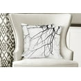 thumbnail image 4 of Ambesonne Black and White Throw Pillow Cover 2 Pack, Leafless Tree, 24", Black and White, 4 of 6