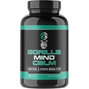 Gorilla Mind Calm, Relaxation & Stress Reduction, 120 Capsules