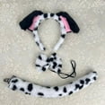 thumbnail image 6 of SDFGTstore Dog Costume Set Includes Headband Tail Nose Bowtie Skirt for Kid Dog Role Play Costume Set with Headband Tail Bowtie Nose Skirt, 6 of 9