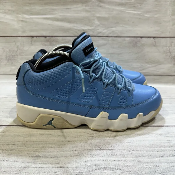 Ni - ke Ni - ke Air Jordan 9 Mens Sz.9 Blue/White Retro Low Pantone 832822-401 Basketball