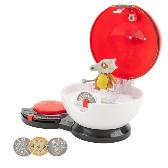 Jazwares Pokemon Surprise Attack Game (Cubone) with Repeat Ball - Single Pack