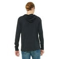 thumbnail image 2 of The Bella + Canvas Unisex Jersey Long Sleeve Hoodie - CHRCL BLCK TRBLN - 2XL, 2 of 2