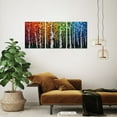 thumbnail image 5 of Visual Art Decor Abstract Colorful Tree of Life Tree Branches Picture Poster Prints Artwork Painting 12"x16" Framed Posters 3 Pack, 5 of 10